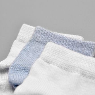 Kit Meia Lisa Baby com 3 Unidades
