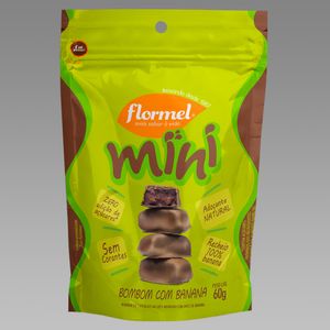 Mini Bombom com Banana 60g