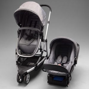 Carrinho Travel System Sky Trio com Bebê Conforto e Base