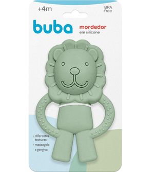 Mordedor em Silicone Leãozinho Verde - 17013