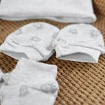 Kit-Maternidade-Touca-Sapato-e-Luva-Suedine-