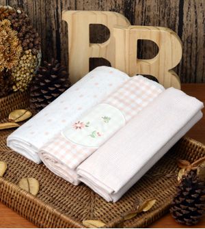 Kit Cueiro Flanelado com 3 Peças 80x80cm - 4931