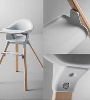 Cadeira de Alimentação Clikk Cloud Grey Stokke