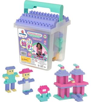 Balde com Blocos de Montar com 64 pçs