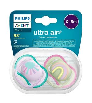 Chupeta Ultra Air 0 à 6m Com 2 Unidades - SCF08559