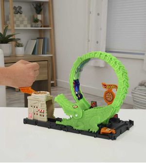Hot Wheels City Pista de Brinquedo Nêmesis Cocodrilo