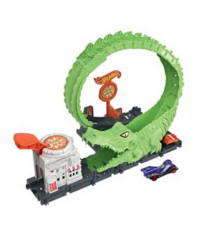 Hot Wheels City Pista de Brinquedo Nêmesis Cocodrilo