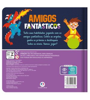Mini Game E Livro Amigos Fantásticos