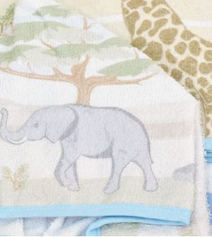 Toalha de Banho Com Capuz Poncho 58 x 58cm