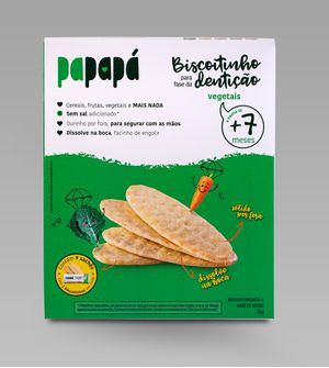 Biscoitinho para Fase da Dentição Vegetais 36g