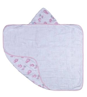 Toalha Soft Balões com Capuz 80 x 90cm