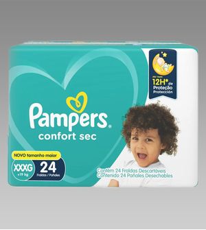 Fralda Pampers Confort Sec Mega