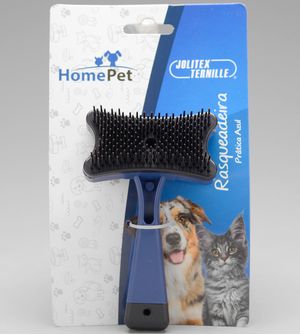 Rasqueadeira Prática HomePet Azul