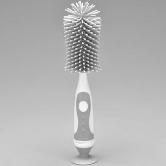 Escova para Mamadeira em Silicone Cinza - 16276