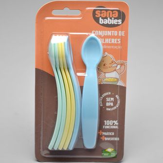 Kit Colheres com 6 unidades - Sana Babies Ref. 1005
