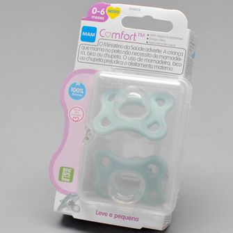 Chupeta Comfort 0 à 6 meses com 2 Unidades Neutra - CH10223