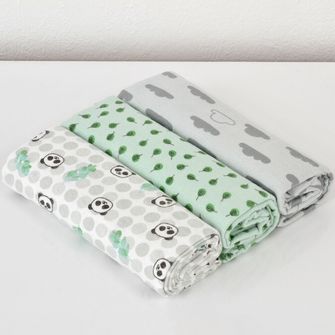 Cueiro Estampado com 3 Peças - 4204