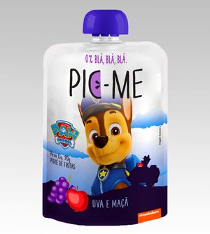 Purê de Frutas Pic - Me 90g Uva/Maçã - 51325