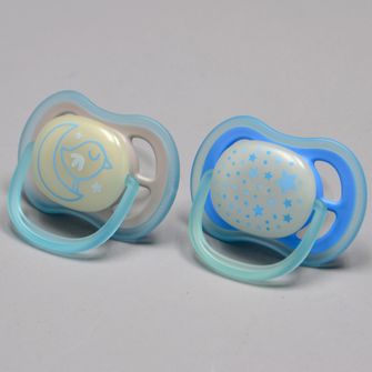 Chupeta Ultra Air Night 6-18m com 2 Unidades Azul