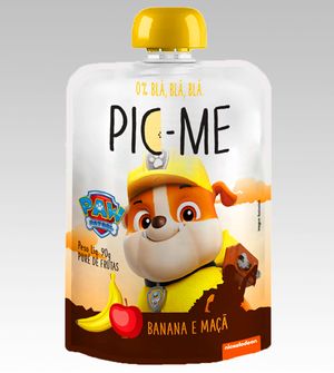 Purê de Frutas Pic-Me 100g Banana e Maçã - 51310 Banana e Maçã - 51310 Banana e Maçã - 51310