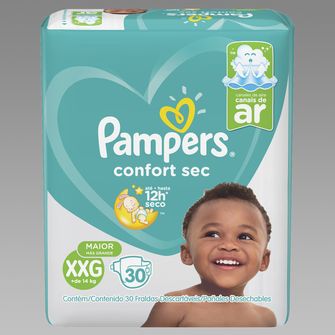 Fralda Pampers Confort Sec Mega