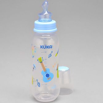 Mamadeira Natural Color Orto 250ml Azul