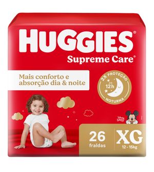Fralda Huggies Supreme Care