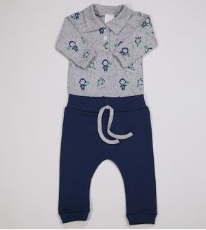 Conjunto Body Astronauta - 1271PR