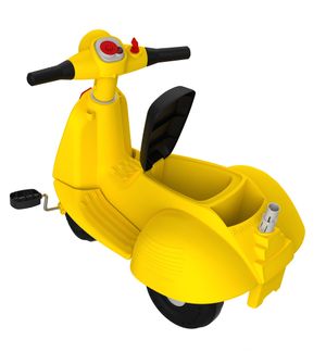Triciclo Banderetta Com Capota Passeio & Pedal Bandeirante - Amarelo
