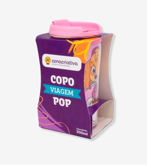 Copo Viagem Pop Skye Patrulha Canina 200ml