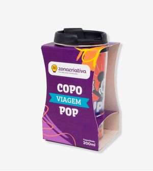 Copo Viagem Pop Mickey 200ml