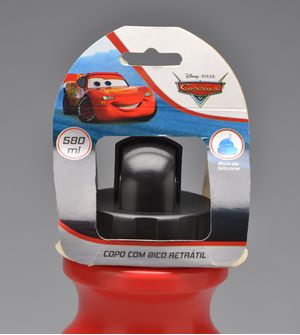 Copo com Bico Retrátil Carros 580ml