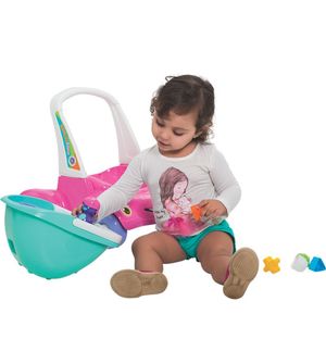 Bebê Passeio Didático Rosa