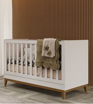 Berço Americano Nordic Cinza Puppi Móbile
