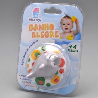 Brinquedo Banho Alegre Patinho com Bóia