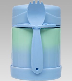 Pote Térmico com Talher Degradê 320ml - 17241 Azul