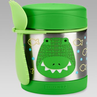 Pote Térmico com Talher Zoo Crocodilo - 4729