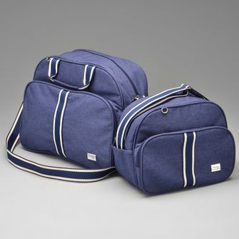 Kit Bolsa Com Trocador Iza - 3027C Chumbo Marinho