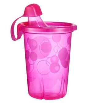 Copos Infantis Take & Toss 296ml Roxo/Vermelho com 4 unidades