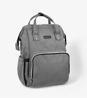 Mochila com Trocador Siena Cinza - kikka boo