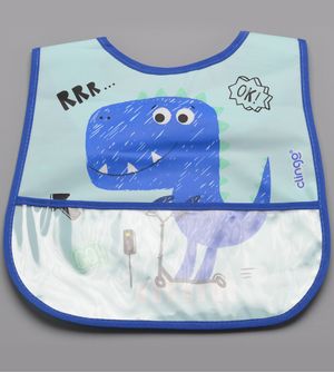 Babador Impermeável com Bolso Coletor Dino - C5071