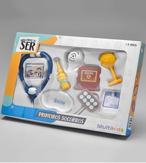 Kit Brincando de Ser Médico - Primeiros Socorros