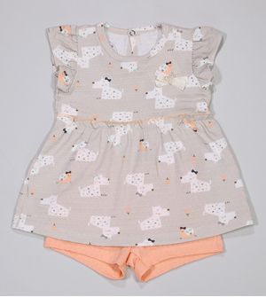 Conjunto Dogs Bege - 39445