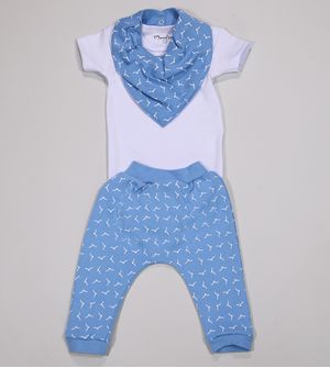 Conjunto Body Com Babador Alto Mar - 10679