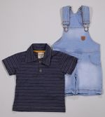 Jardineira-Camiseta