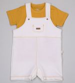 Jardineira-Blusa