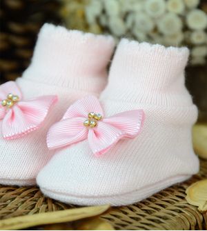 Sapatinho para Bebê Laço Tam. RN