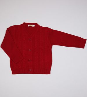 Casaco Delicado Noruega - 41768AB Vermelho