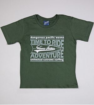 Camiseta Waves Rider - 10203A Verde