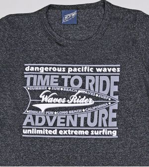 Camiseta Waves Rider - 10203A Preta